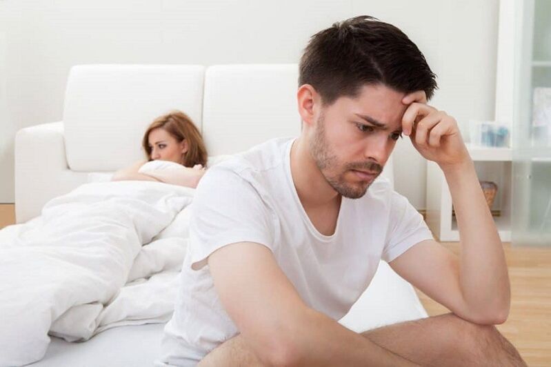 Vyro impotencija kaip prostatito komplikacija