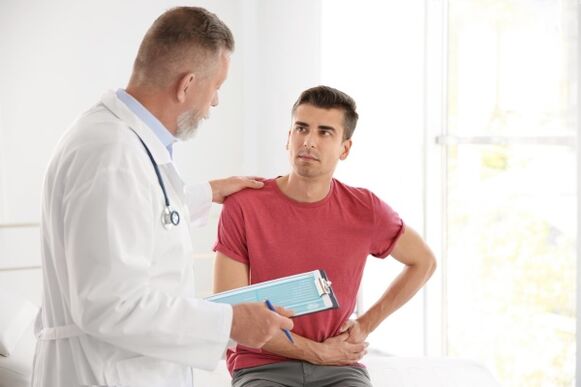 Kreiptis į specialistą, turintį prostatito simptomų